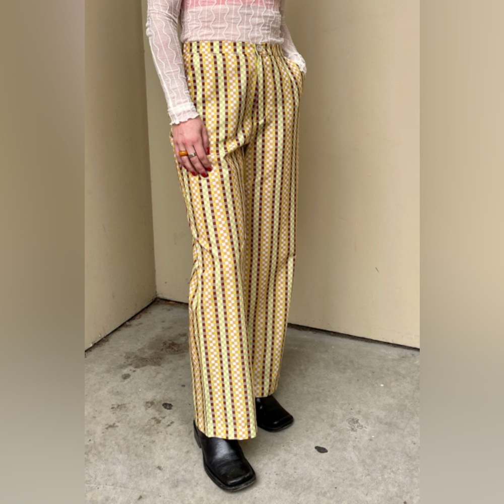 Find Me Now Judy Pant in Yellow/Brick
